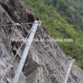 Steinschlagzaun Seil Stahlnetz für flexible Hang Protection System Steinschlagzaun